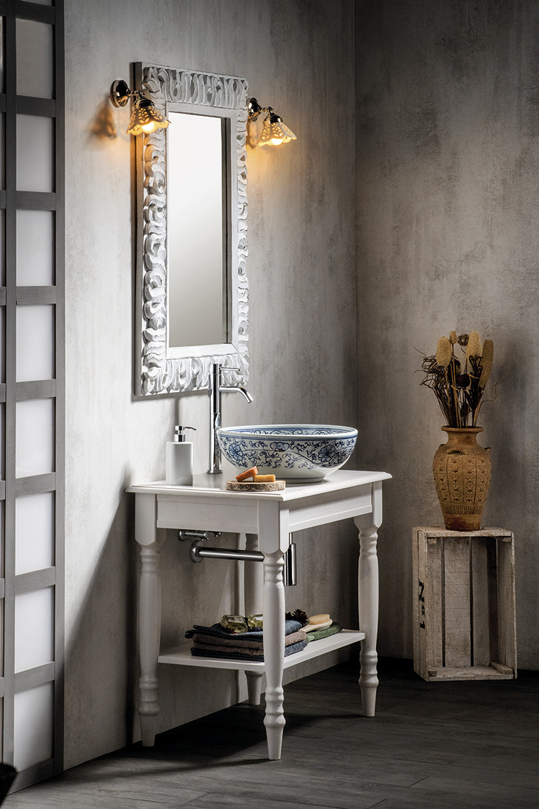 CIMBURA umyvadlový stolek 100x50x75cm, starobílá CIM150