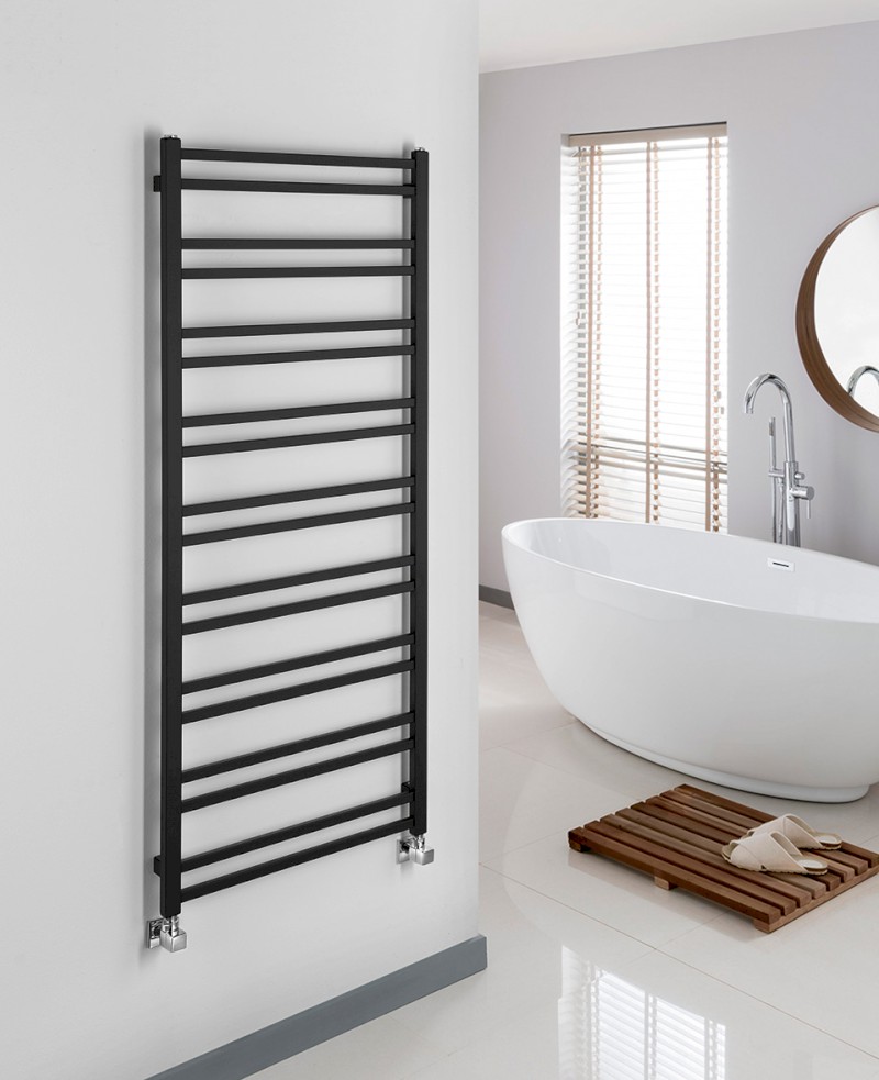 METRO DOS otopné těleso 550x1430 mm, černá mat IR430TB