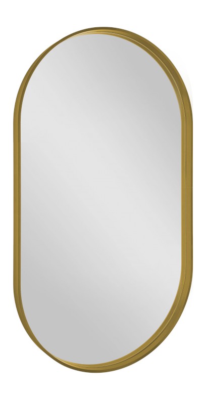AVONA oválné zrcadlo v rámu 40x70cm, zlato mat AV400G