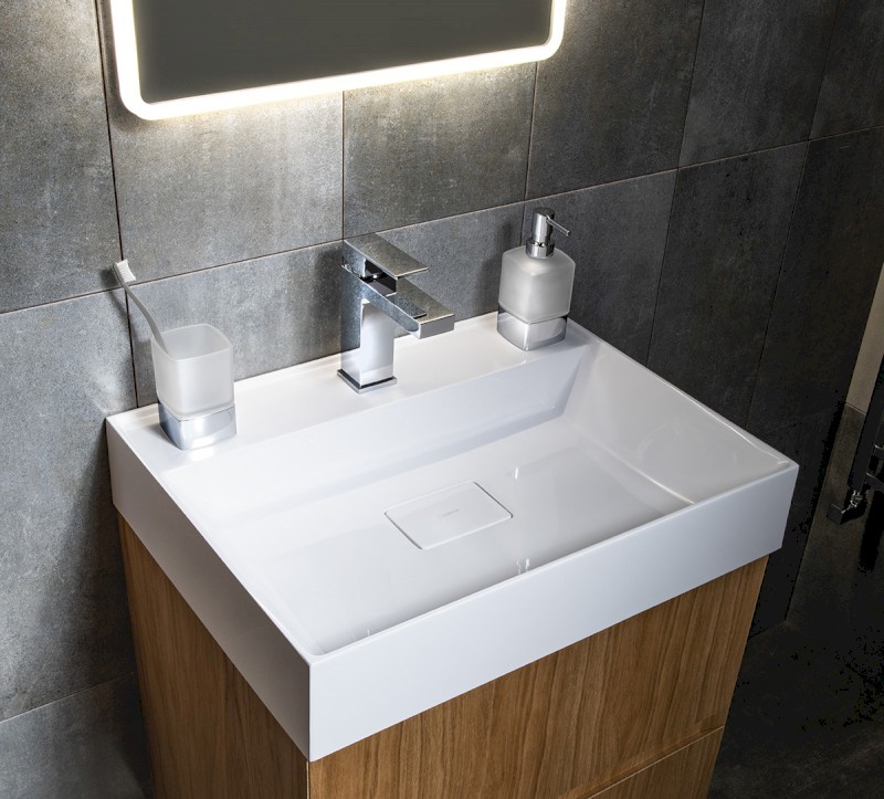 LOUNGE dávkovač mýdla na postavení, 280 ml, mléčné sklo, chrom 545513