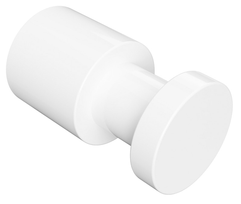 X-ROUND WHITE háček 30mm, bílá mat XR212W