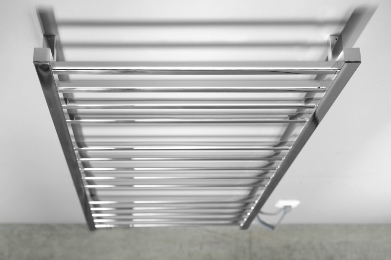 ESKINADO elektrický sušák ručníků, hranatý, 600x1500 mm, 130 W, nerez lesk ER450V