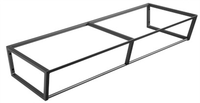 SKA konzole pod umyvadlo/desku 1200x200x460mm, černá mat SKA204