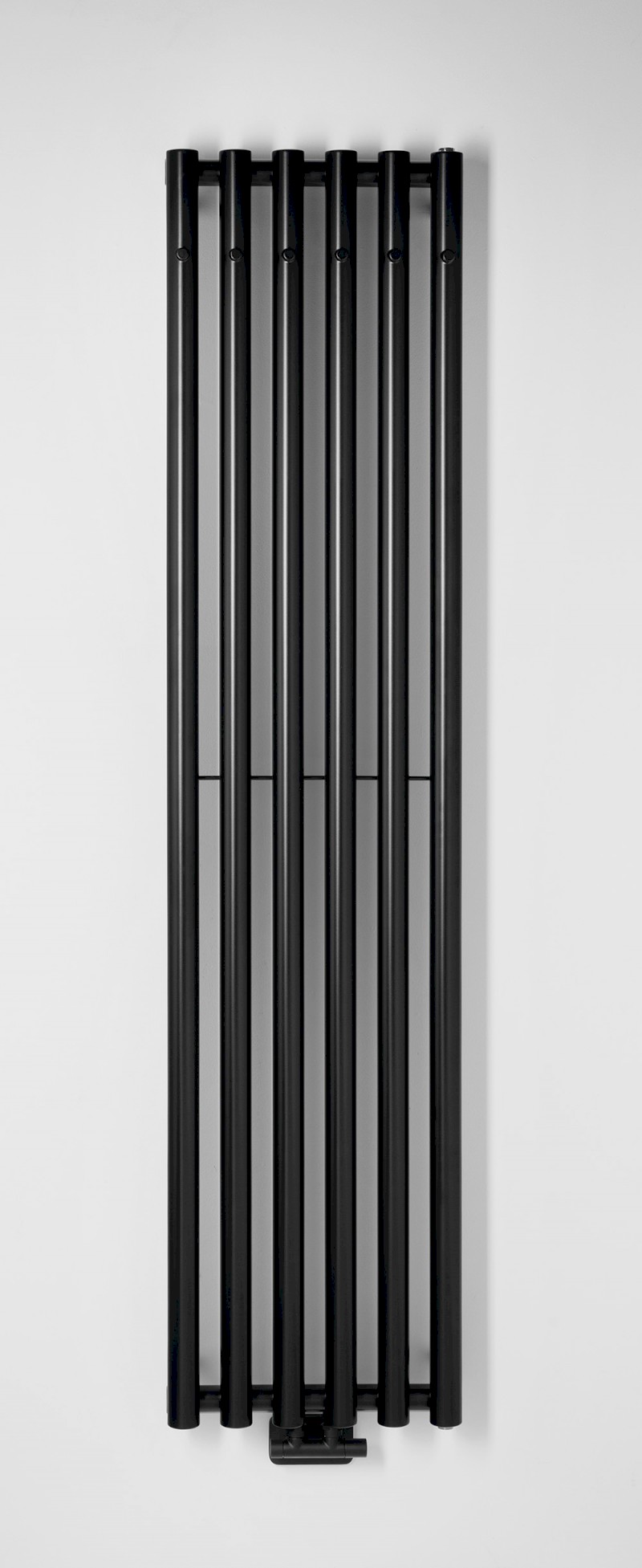 PILON otopné těleso 418x1800mm, se šesti háčky pro ručník, černá mat IZ132T