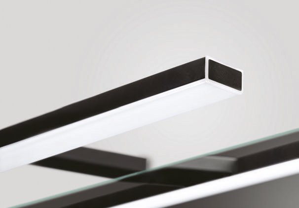 ESTHER 2 LED svítidlo, 8 W, 500x14x107 mm, IP44, černá E27586CI