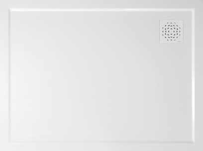 XENA sprchová vanička z litého mramoru, obdélník 120x90cm, bílá HX12090