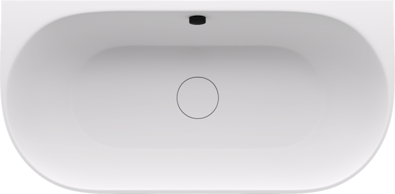 PAGODA nástěnná vana litý mramor 170x85x58cm, bílá mat 72976MAT