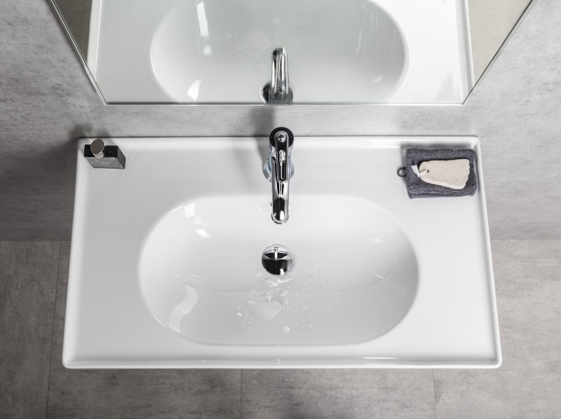 BRAND keramické umyvadlo 80x45cm, bílá TU0422