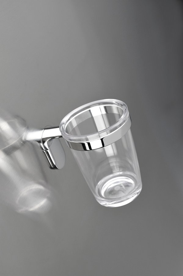 ZERO držák kartáčků, chrom/ABS ZE004