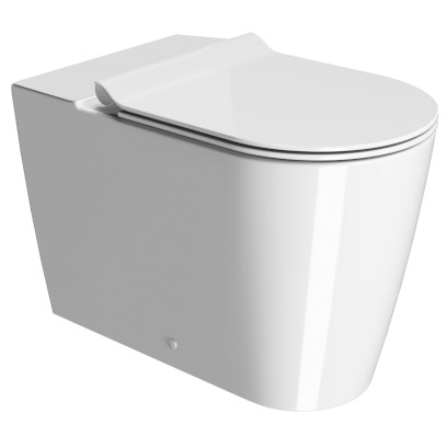 KUBE X WC mísa kombi spodní/zadní odpad, Swirlflush, 36x63cm, bílá ExtraGlaze 941911