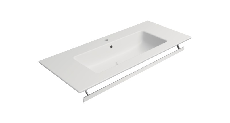 PURA čelní držák ručníků 102cm, chrom PAPRD102