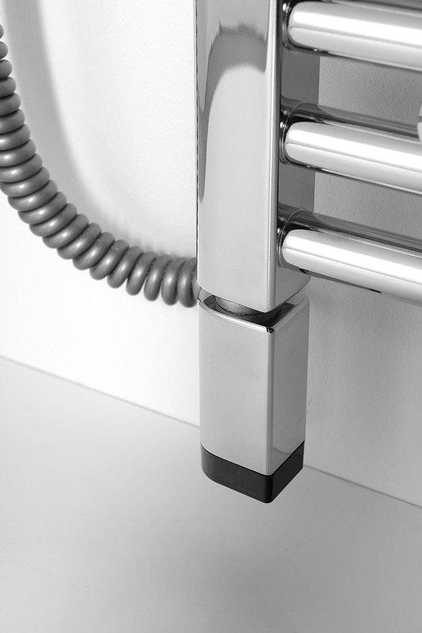 ONE D topná tyč s termostatem, 400 W, levá, chrom ONE-DL-C-400