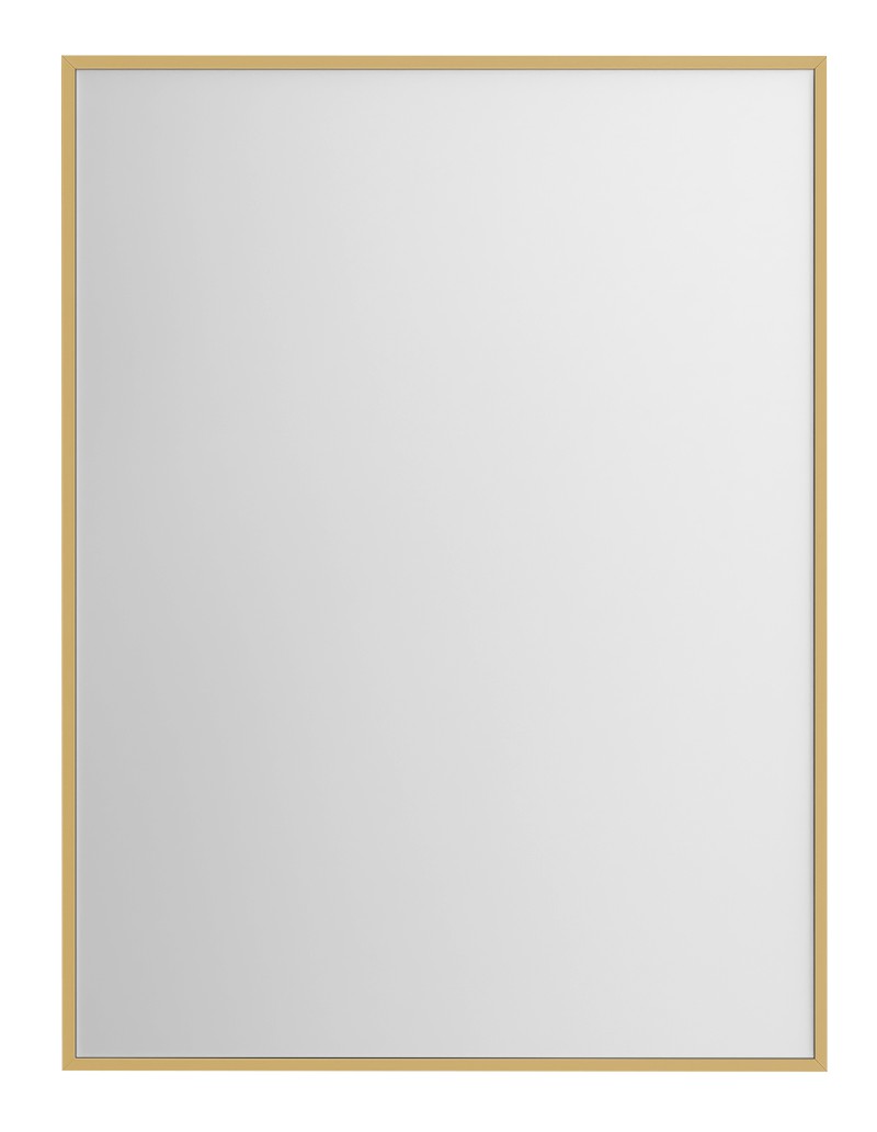 NOTION SLIM zrcadlo v rámu 60x80cm, zlato mat NT860G