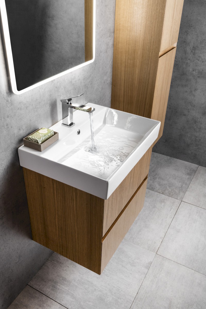 KARE 60 keramické umyvadlo nábytkové 60x46cm, bílá 17060