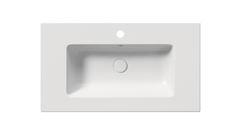 PURA keramické umyvadlo Slim 82x46cm, bílá mat 8885109