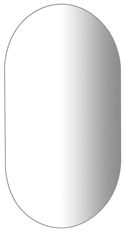 VORA zrcadlo s broušenou hranou oválné 50x85cm, CU free 22504