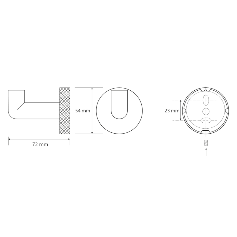 LARISSA háček, chrom WS001