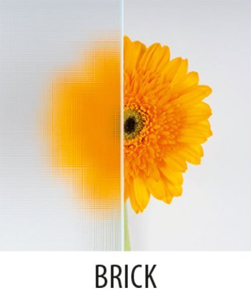 ARLEN čtvrtkruhová sprchová zástěna 800x800 mm, sklo BRICK BTR800