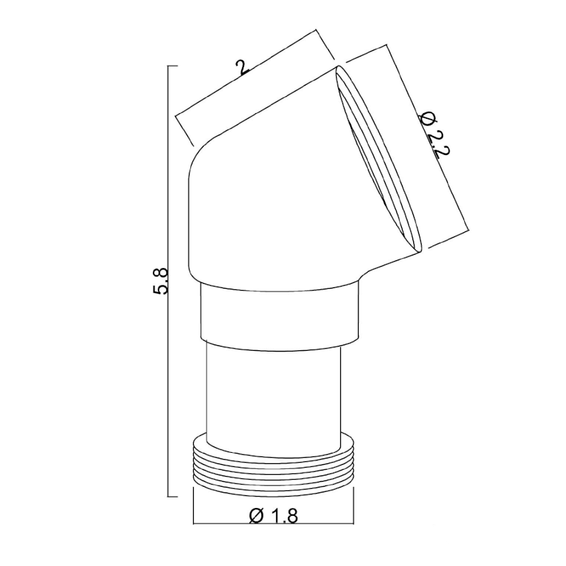 Sprchové kolínko mezi hlavici a hadici 1/2