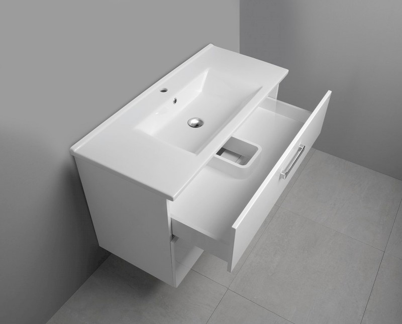 VEGA umyvadlová skříňka 97x60x43,6cm, 2x zásuvka, bílá VG103