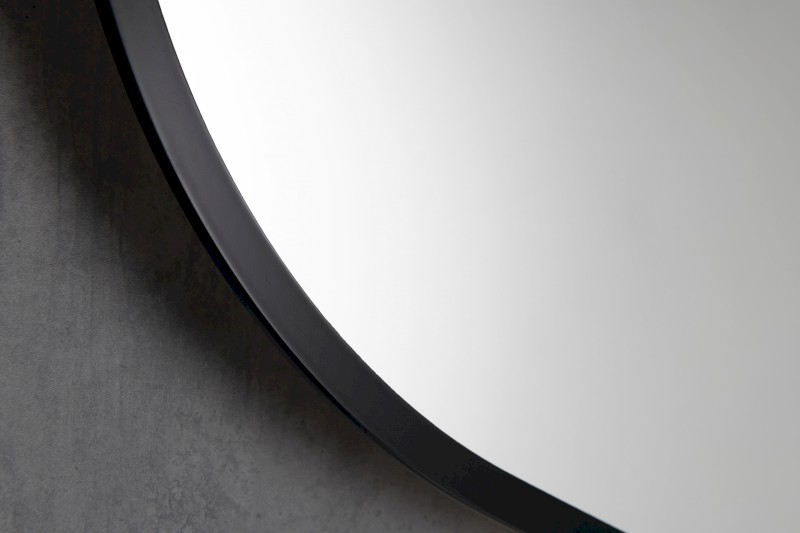 ELENA zrcadlo s LED podsvícením 20W, 68x96cm, černá mat 30574CI
