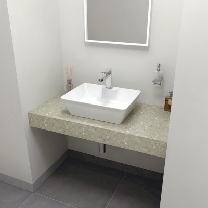 TAILOR rockstone deska 100x50 cm, provedení límce F TR100F