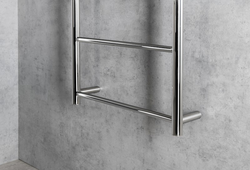 SHICK nástěnný sušák ručníků 500x1344 mm, kulatý, chrom SH500