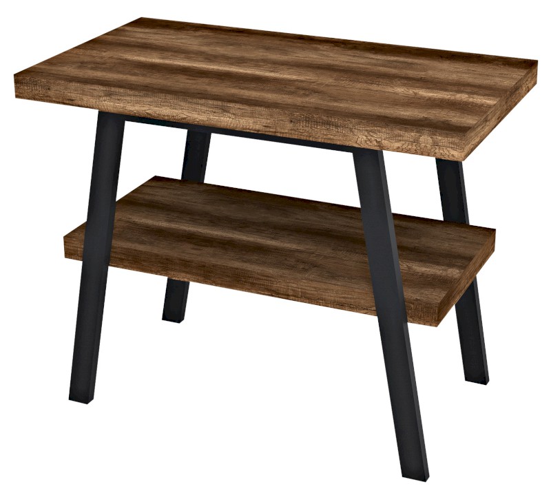 AVICE deska pod umyvadlo 90x39cm, tl.5cm, dub tmavý AV9911