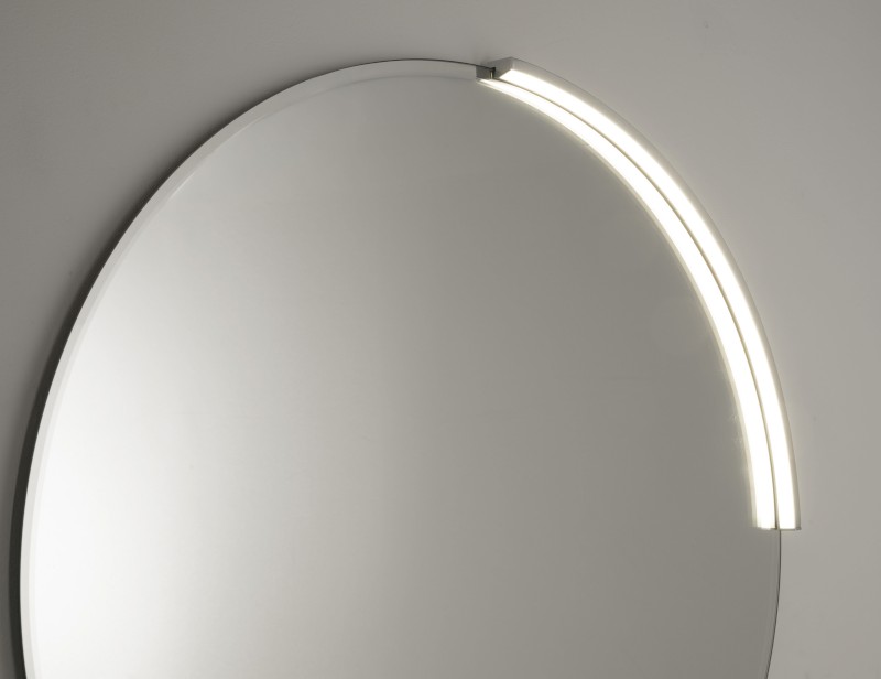 MOON LED svítidlo 7,5W, 230V, 502x12x22mm, R350mm, chrom SL-2211/70