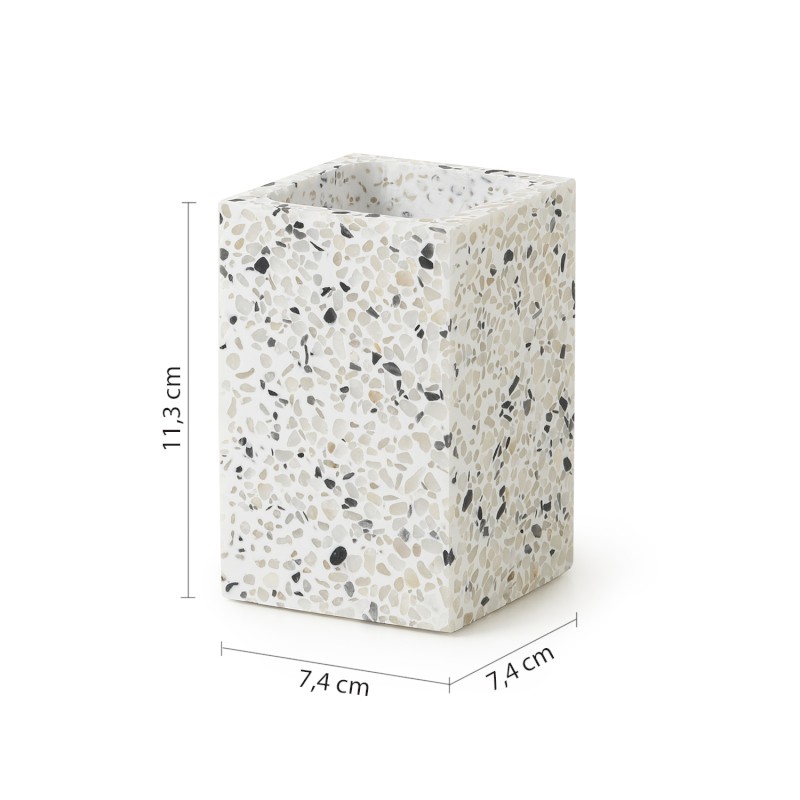 ZOE sklenka na postavení, bílá ZO9820