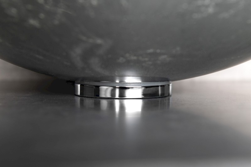 Kovová podložka mezi umyvadlo a desku, výška 10mm, chrom TY6401