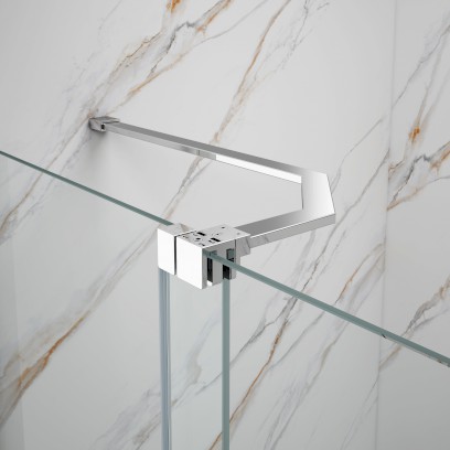 SPIRIT rohová vzpěra 800mm, chrom GI2380