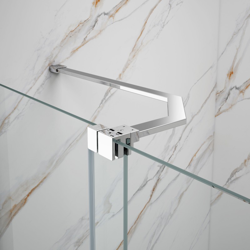 SPIRIT rohová vzpěra 800mm, chrom GI2380