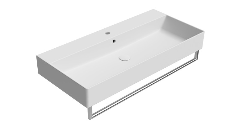 KUBE X keramické umyvadlo 100x47cm, bílá mat 9423109