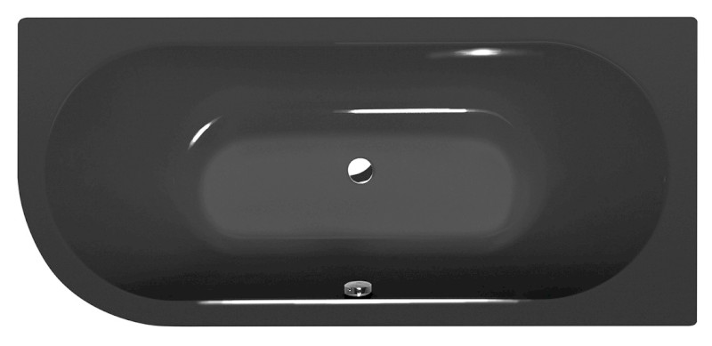 VIVA R asymetrická vana 175x80x47cm, šedá 78119.30