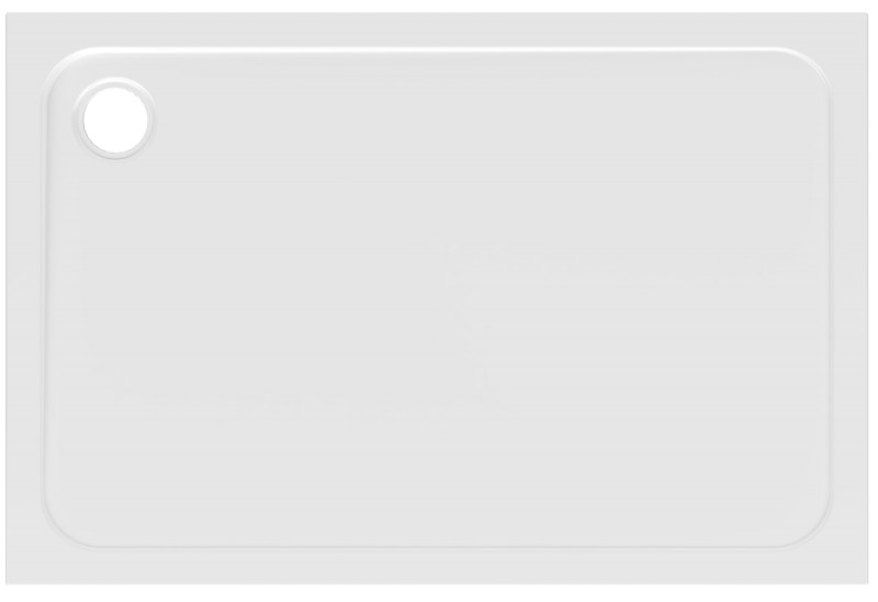 ELZA sprchová vanička z litého mramoru, obdélník 120x80cm, bílá 801.115.4