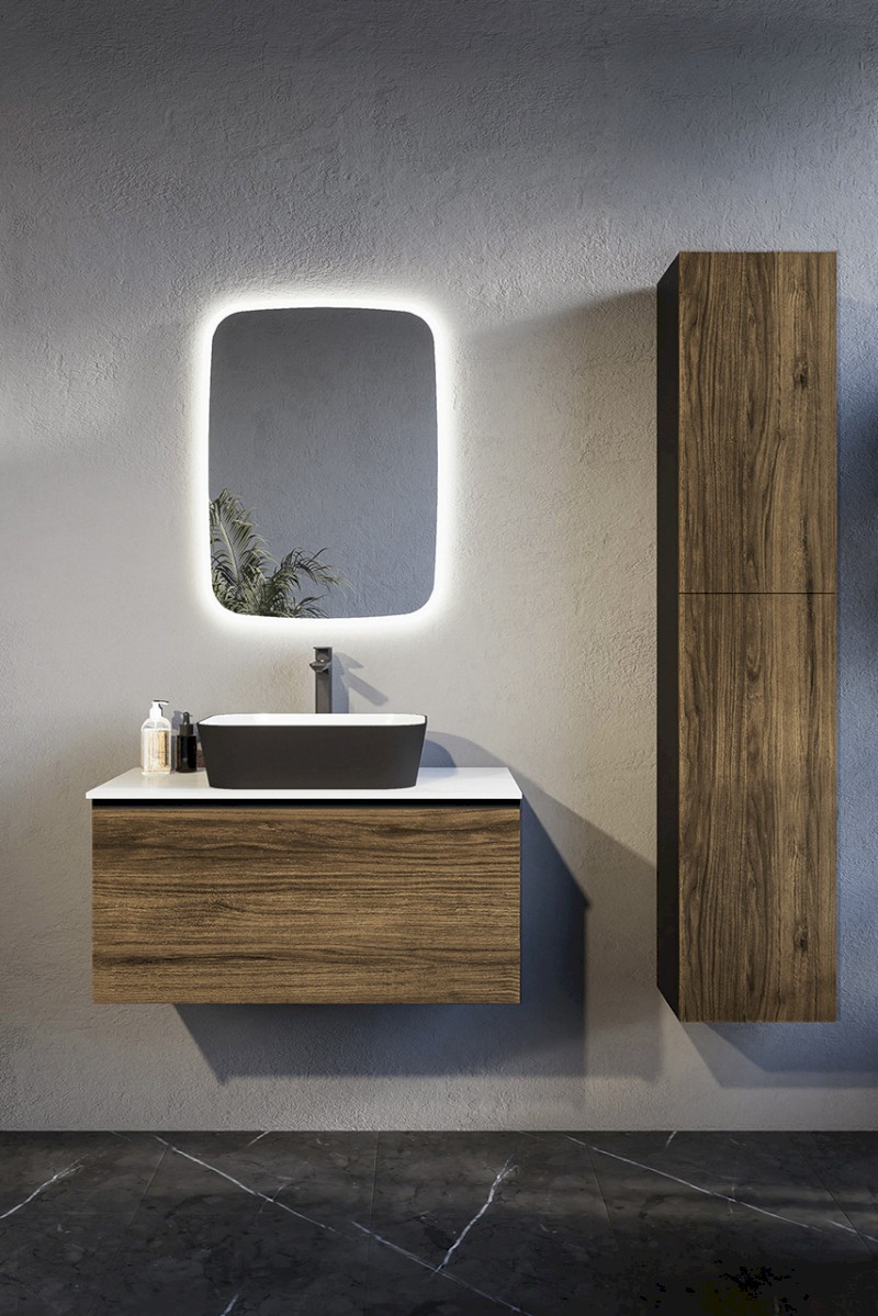 LOREA umyvadlová skříňka 90x44x51,2cm, 1x zásuvka, bílá mat LE090-3131