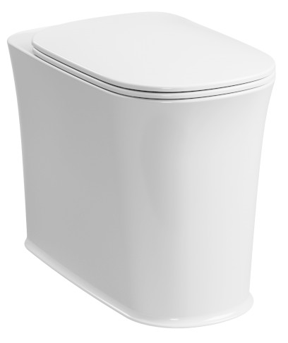 THE NEW YORKER WC mísa stojící, 36,5x60cm, spodní/zadní odpad, bílá 561801