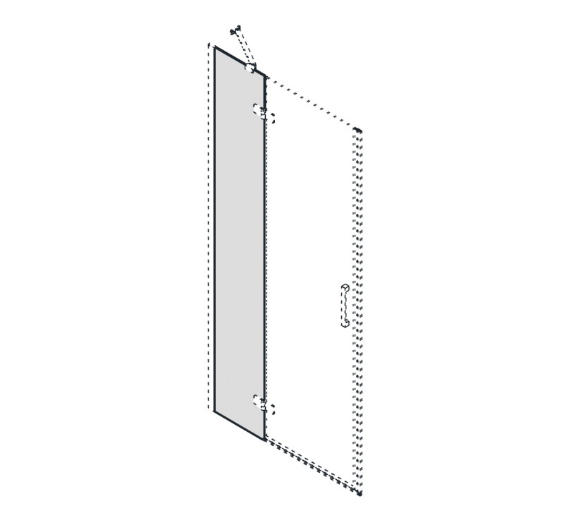 TRINITY fixní díl dveří 1000mm, sklo čiré GT1110C