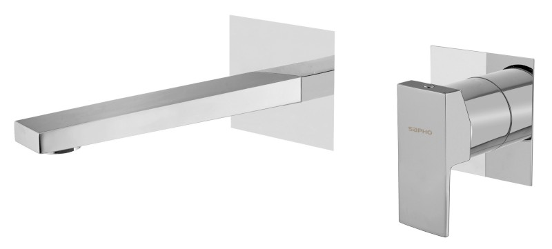 SPECTRE podomítková dvouprvková umyvadlová baterie, chrom 1102-78