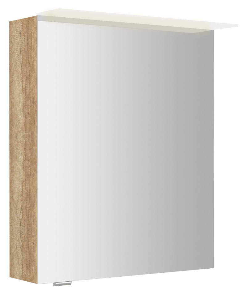 LINEX galerka s LED osvětlením, 60x70x15cm, levá/pravá, dub alabama LX060-0022