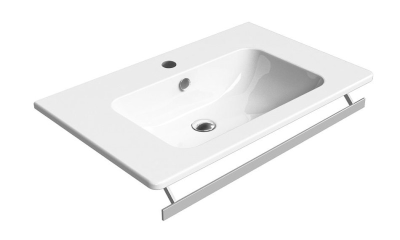 PURA čelní držák ručníků 100cm, chrom PAPR100