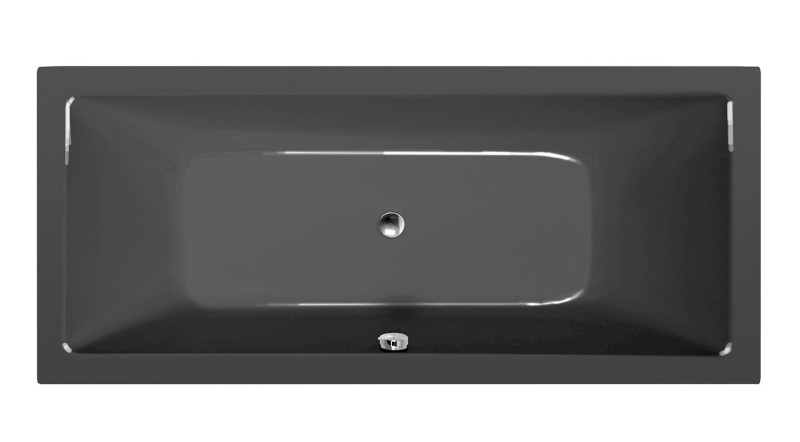 KRYSTA obdélníková vana 180x80x39cm, šedá 71710.30