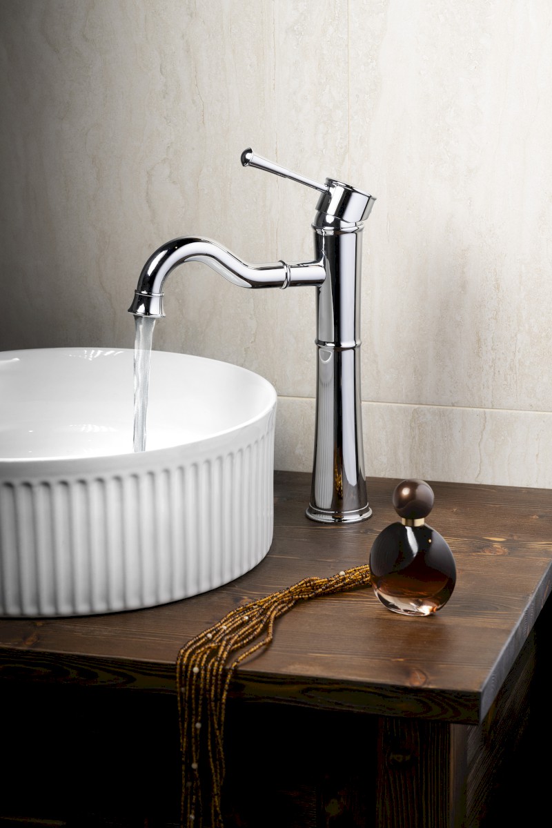 ATENA stojánková umyvadlová baterie vysoká, chrom ZB006