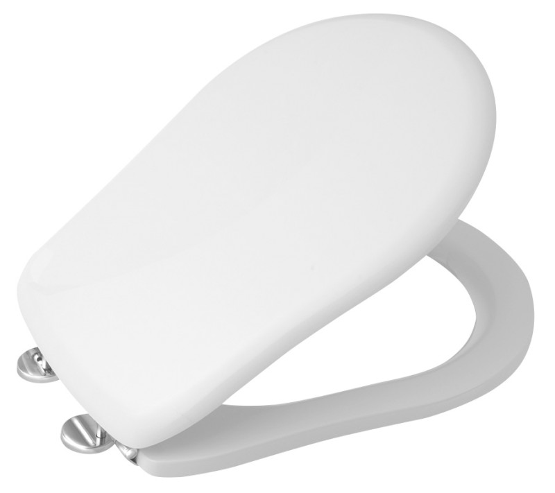 RETRO WC sedátko Soft Close, bílá/chrom 108801N