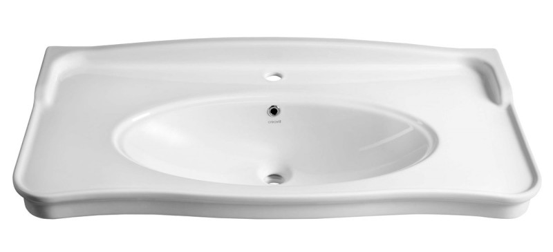 ANTIK keramické umyvadlo 100x50cm, bílá AN100