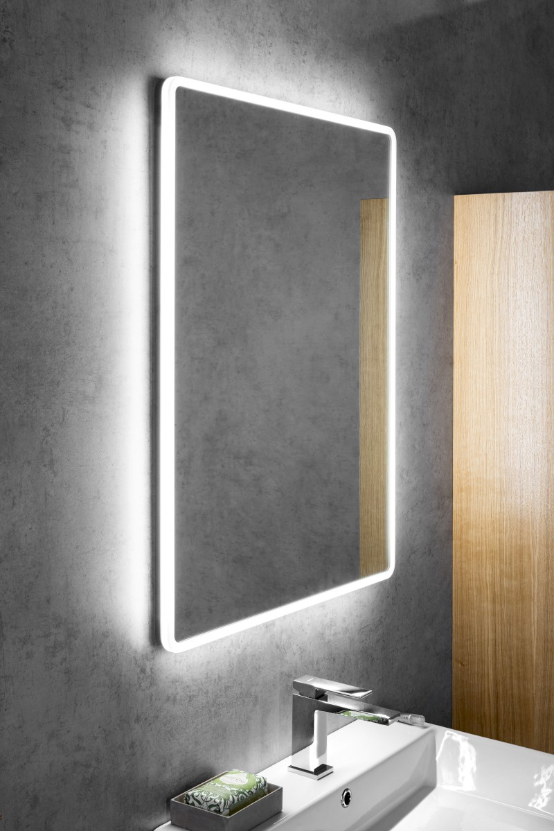 PIRI zrcadlo s LED osvětlením 60x80cm PR600