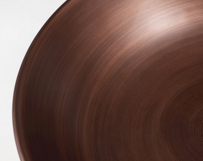 PRIORI keramické umyvadlo na desku, Ø 41,5cm, měď PI040