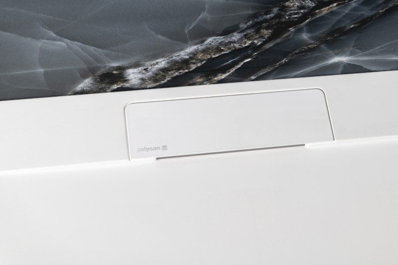 KAZUKO sprchová vanička z litého mramoru, obdélník 120x90cm, bílá 40340