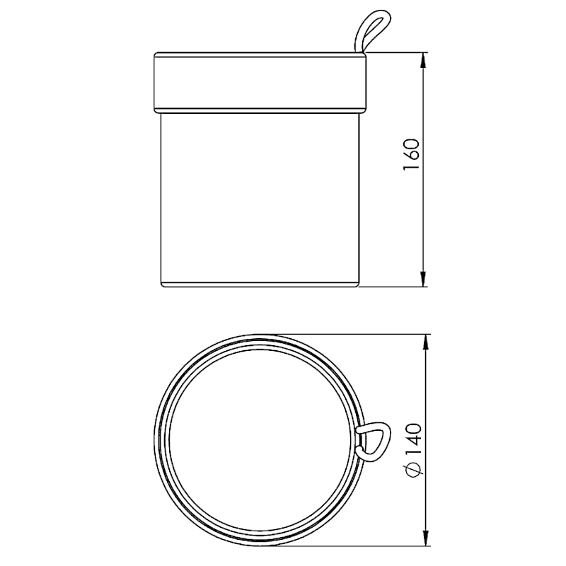 MALVA organizér na kosmetiku, šedá 100208